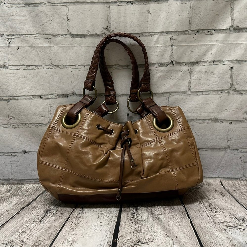 C22 Relic Brown Handbag Purse, Pre-Owned